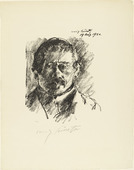 Lovis Corinth. Self-Portrait (Selbstbildnis). 1920