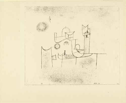 Paul Klee. Sun in the Gate (Sonne im Thor). 1923