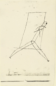 Paul Klee. Striding Out (Austritt). 1923