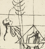 Paul Klee. Hoffmannesque Scene (Hoffmanneske Szene) for the portfolio New European Graphics, 1st Portfolio: Masters of the Staatliches Bauhaus, Weimar (Neue europäische Graphik, 1. Mappe: Meister des Staatlichen Bauhauses in Weimar). 1921
