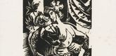 Otto Dix. Lovers (Liebespaar) from the portfolio Nine Woodcuts (Neun Holzschnitte). (1920), dated 1921, published 1922
