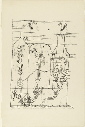 Paul Klee. Hoffmannesque Scene (Hoffmanneske Szene) for the portfolio New European Graphics, 1st Portfolio: Masters of the Staatliches Bauhaus, Weimar (Neue europäische Graphik, 1. Mappe: Meister des Staatlichen Bauhauses in Weimar). 1921