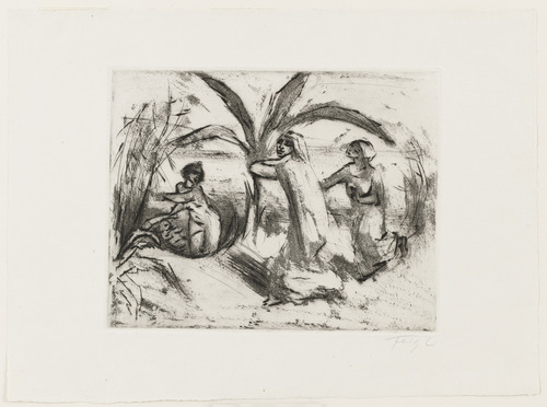 Friedrich Feigl. The Finding of Moses (Die Auffindung Moses). (c. 1925)