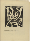 Oswald Herzog. Love (Liebe) (plate, p. 11) from the periodical Der Sturm. Wochenschrift für Kultur und Künste, vol. 8, no. 1 (April 1917). 1917