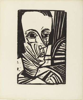 Erich Heckel. A.N. from the portfolio Eleven Woodcuts, 1912-1919 (Elf Holzschnitte, 1912-1919). 1919 (published 1921)