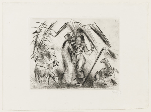 Friedrich Feigl. Motif from the Song of Songs (Das Hohelied). (c. 1925)