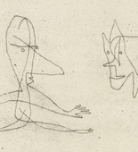 Paul Klee. Why Does He Run? (Was läuft er?). 1932