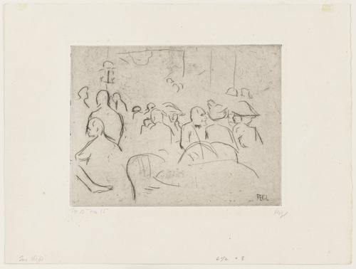 Friedrich Feigl. In the Cafe (Im Café). (c. 1912)