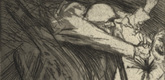 Otto Dix. Surprise Attack (Überfall einer Schleichpatrouille) from The War (Der Krieg). (1924)