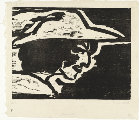 Emil Nolde. Young Jewess II (Junge Jüdin II). (1912)
