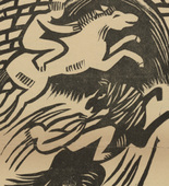 Maria Uhden. Rider (Reiter) (plate, p. 139) from the periodical Der Sturm. Wochenschrift für Kultur und Künste, vol. 8, no. 9 (Dec 1917). 1917