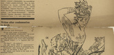 Oskar Kokoschka. The Beautiful Roller-Skater (Die schöne Rollschuhläuferin) (in-text plate, title page) from the periodical Der Sturm. Wochenschrift für Kultur und Künste, vol. 1, no. 37 (November 10, 1910). 1910