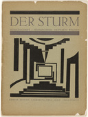 Edmund Kesting. Cinema (Kino) (in-text plate, title page) from the periodical Der Sturm. Wochenschrift für Kultur und Künste, vol. 18, no. 1/2 (Apr 1927). 1927