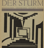 Edmund Kesting. Cinema (Kino) (in-text plate, title page) from the periodical Der Sturm. Wochenschrift für Kultur und Künste, vol. 18, no. 1/2 (Apr 1927). 1927