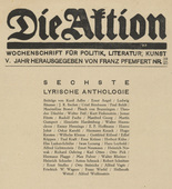 Die Aktion, vol. 5, no. 39/40. September 25, 1915