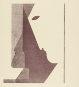 Oskar Schlemmer. Three Profiles between the Vertical and the Diagonal (Drei Profile zwischen der Senkrechten und der Diagonalen) from Play on Heads (Spiel mit Köpfen). (c. 1920, published 1923)