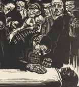Käthe Kollwitz. In Memoriam Karl Liebknecht (Gedenkblatt für Karl Liebknecht). (1920)