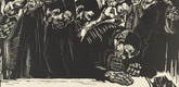 Käthe Kollwitz. In Memoriam Karl Liebknecht (Gedenkblatt für Karl Liebknecht). (1920)