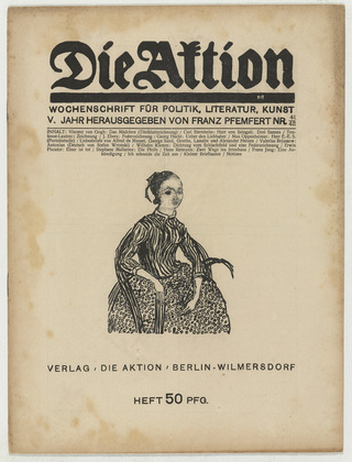 Die Aktion, vol. 5, no. 41/42. October 9, 1915