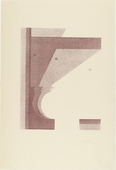 Oskar Schlemmer. Three Profiles, the One in the Middle Vertical (Drei Profile, das mittlere senkrecht) from Play on Heads (Spiel mit Köpfen). (c. 1920, published 1923)
