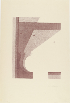 Oskar Schlemmer. Three Profiles, the One in the Middle Vertical (Drei Profile, das mittlere senkrecht) from Play on Heads (Spiel mit Köpfen). (c. 1920, published 1923)