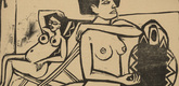 Ernst Ludwig Kirchner. Summer (Sommer) (in-text plate, p. 567) from the periodical Der Sturm. Wochenschrift für Kultur und Künste, vol. 2, no. 71 (Aug 1911). 1911
