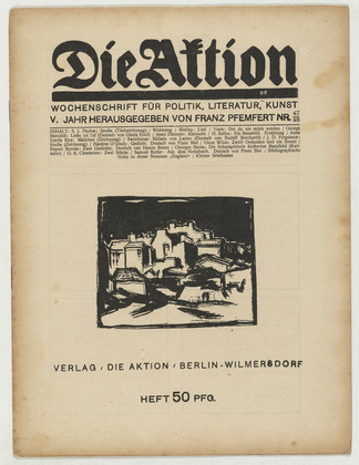 Die Aktion, vol. 5, no. 47/48. November 20, 1915