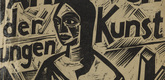 Georg Alexander Mathéy. Cover from Jahrbuch der jungen Kunst, vol. 3. 1922