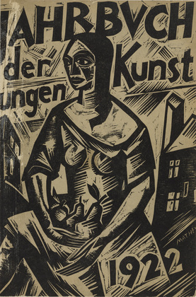 Georg Alexander Mathéy. Cover from Jahrbuch der jungen Kunst, vol. 3. 1922