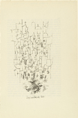 Paul Klee. Death for an Idea (Der Tod für die Idee) (plate, [p. 93]) from  Zeit-Echo. Ein Kriegs-Tagebuch der Künstler vol. 1, no. 7 (Jan 1915). (1915)