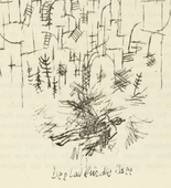 Paul Klee. Death for an Idea (Der Tod für die Idee) (plate, [p. 93]) from  Zeit-Echo. Ein Kriegs-Tagebuch der Künstler vol. 1, no. 7 (Jan 1915). (1915)