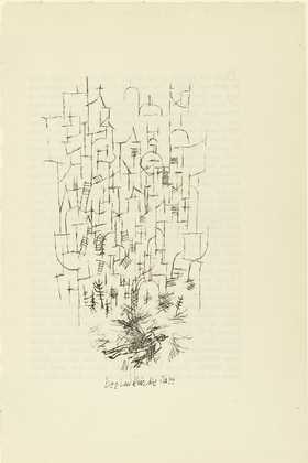 Paul Klee. Death for an Idea (Der Tod für die Idee) (plate, [p. 93]) from  Zeit-Echo. Ein Kriegs-Tagebuch der Künstler vol. 1, no. 7 (Jan 1915). (1915)