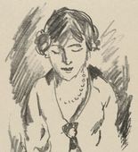 Otto Schoff. Brunette (Braunes Mädchen). unknown
