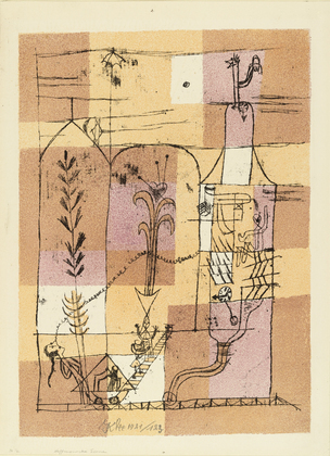 Paul Klee. Hoffmannesque Scene (Hoffmanneske Szene) from the portfolio New European Graphics, 1st Portfolio: Masters of the State Bauhaus, Weimar (Neue europäische Graphik, 1. Mappe: Meister des Staatlichen Bauhauses in Weimar), 1921. 1921