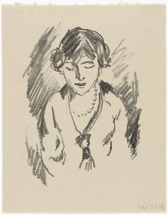Otto Schoff. Brunette (Braunes M&auml;dchen). unknown