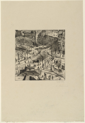 Rudolf Grossmann. Kurfürstendamm, Berlin. (1920)