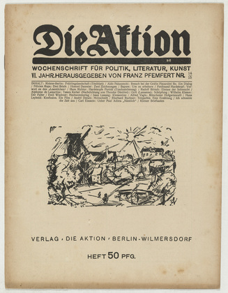Die Aktion, vol. 6, no. 14/15. April 8, 1916
