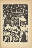 Christian Schad. Before the Ballet (Vor dem Ballett) (plate, [p. 57]) from the periodical Sirius, no. 4 (Jan 1916). 1916