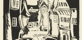 Christian Rohlfs. Street in Soest (Strasse in Soest) from the periodical in portfolio form Die Schaffenden, vol. 1, no. 1. (1911, published 1918)