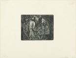 Emil Nolde. Dinner Party (Tischgesellschaft). (1906)