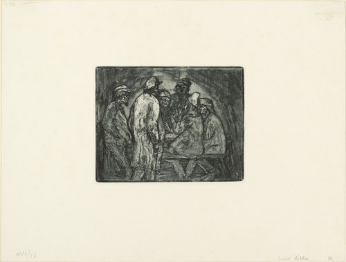 Emil Nolde. Dinner Party (Tischgesellschaft). (1906)