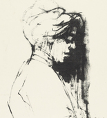 Emil Nolde. .a Alice .b Nude with Thick Hair (.a Alice .b Akt mit starkem Haar). .a (1907) .b (1908)