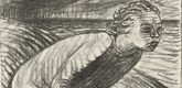 Ernst Barlach. For Whom Time is an Eternity (Wem Zeit wie Ewigkeit) (plate, folio 26 verso) from the periodical Der Bildermann, vol. 1, no. 13 (Oct 1916). 1916