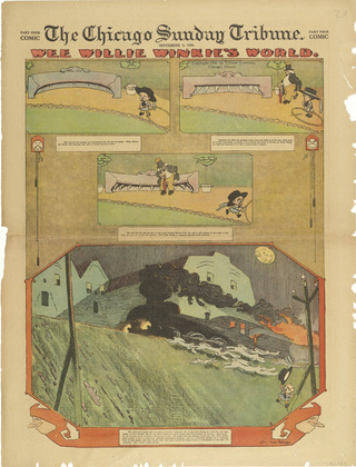 Lyonel Feininger. Wee Willie Winkie's World fromThe Chicago Sunday Tribune. September 9, 1906
