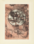 Paul Klee. The One in Love (Der Verliebte) from Masters' Portfolio of the Staatliches Bauhaus (Meistermappe des Staatlichen Bauhauses). 1923