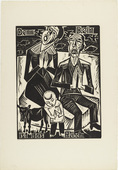 Max Pechstein. For Thine / is the kingdom (Denn Dein / ist das Reich) from The Lord's Prayer (Das Vater Unser). 1921
