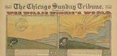 Lyonel Feininger. Wee Willie Winkie's World from The Chicago Sunday Tribune. September 16, 1906