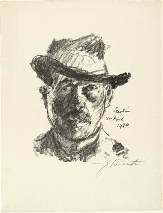 Lovis Corinth. Self-Portrait (Selbstbildnis). 1920