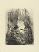 Alfred Kubin. The Bride of Corinth (Die Braut von Korinth). 1932