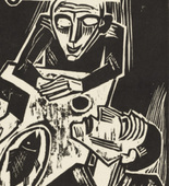 Max Pechstein. Give us this day / our daily bread (Unser täglich Brot / gieb uns heute) from The Lord's Prayer (Das Vater Unser). 1921